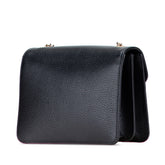 グッチ インターロッキングG ショルダーバッグ 510304 ブラック レザー レディース GUCCI 【中古】